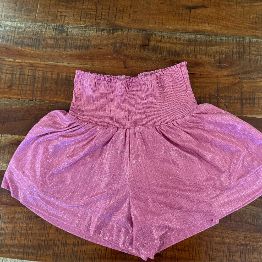 TCEC Pink Smocked shorts